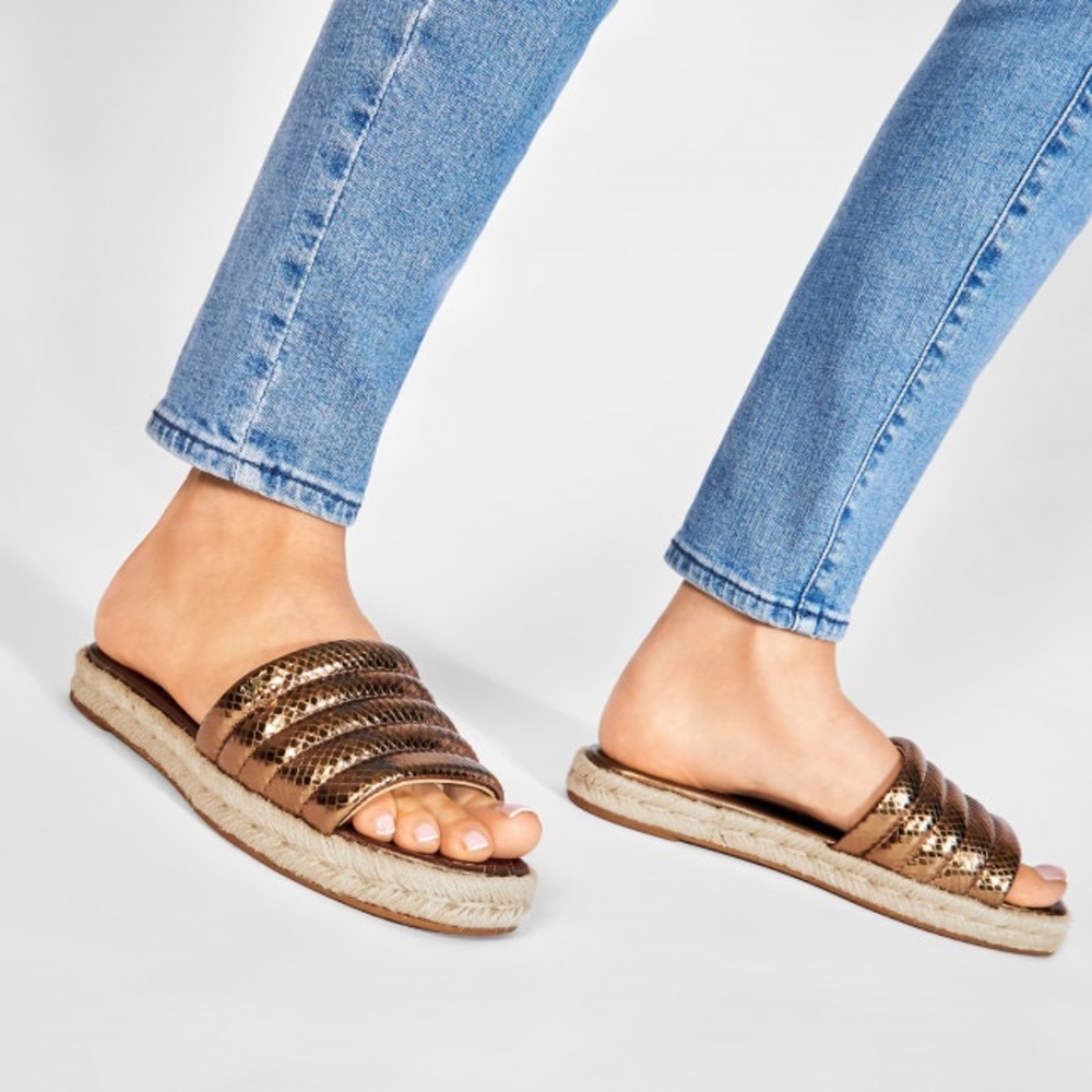 Michael Kors Royce slides in bronze